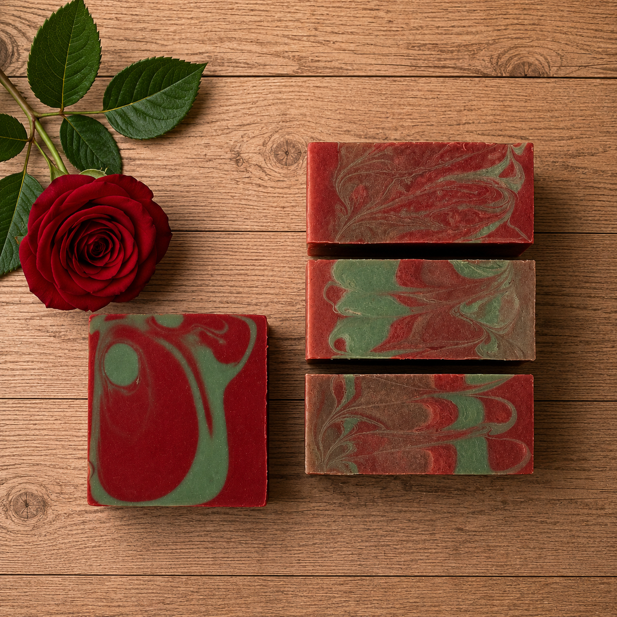 ROSE: Handmade Beef Tallow Artisan Soap