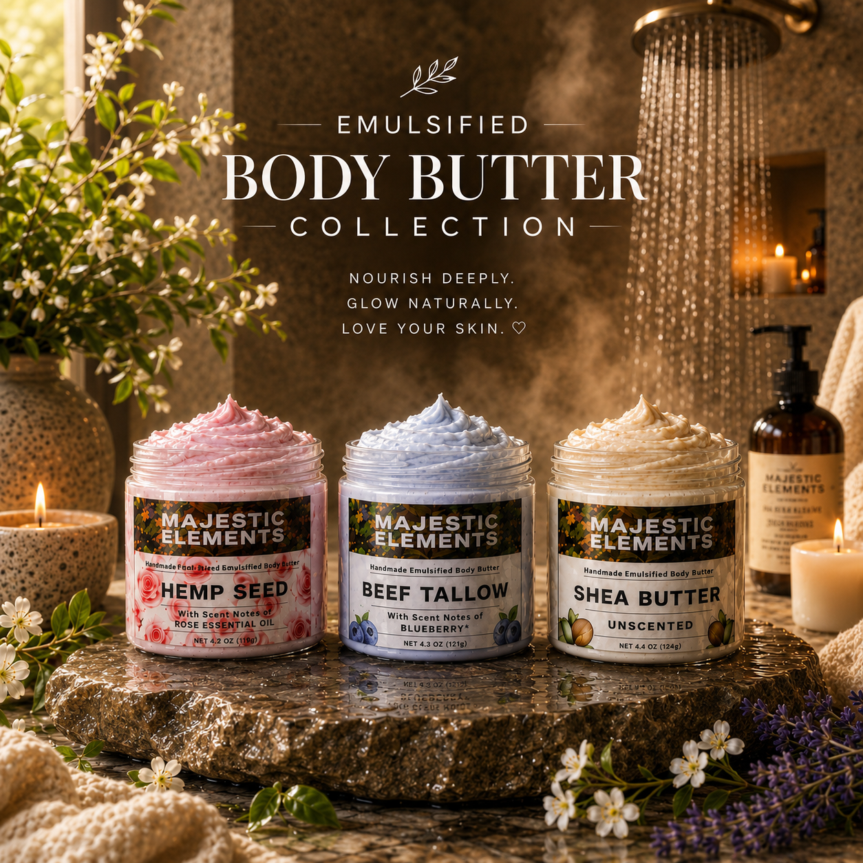 Emulsified Body Butter Collection