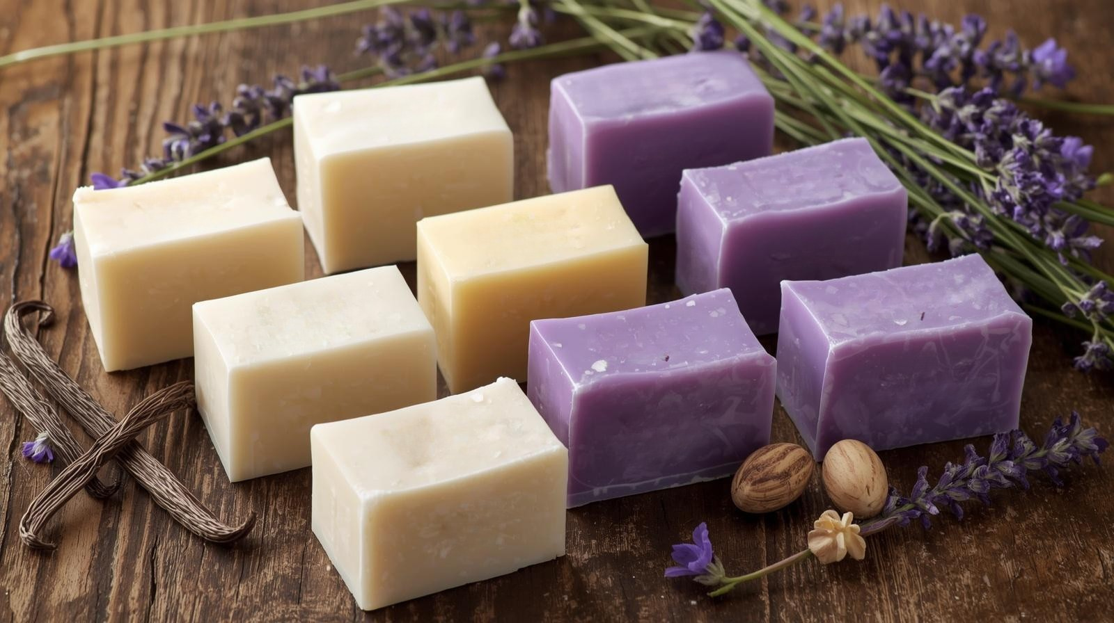 Lavender & Vanilla Scented Soap Collection