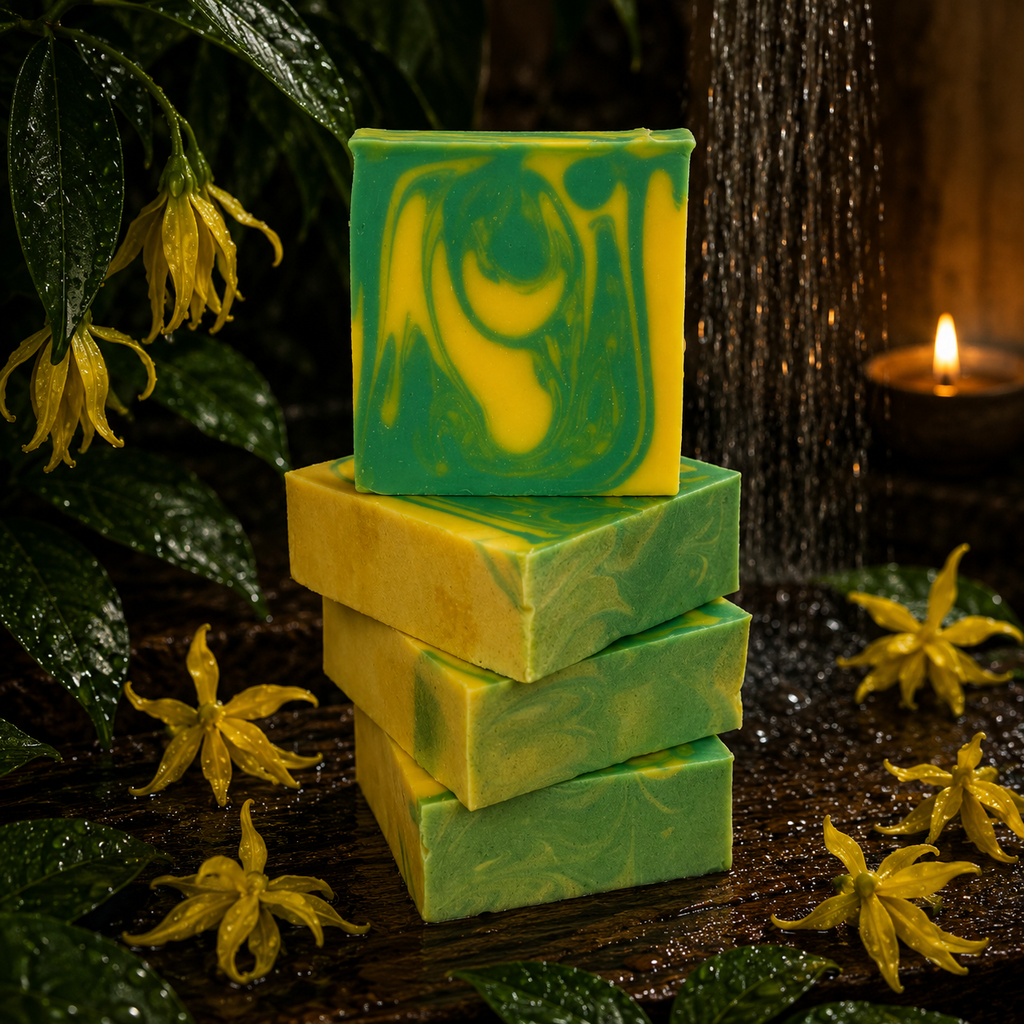 Ylang Ylang Handmade Goats Milk and Lard Soap
