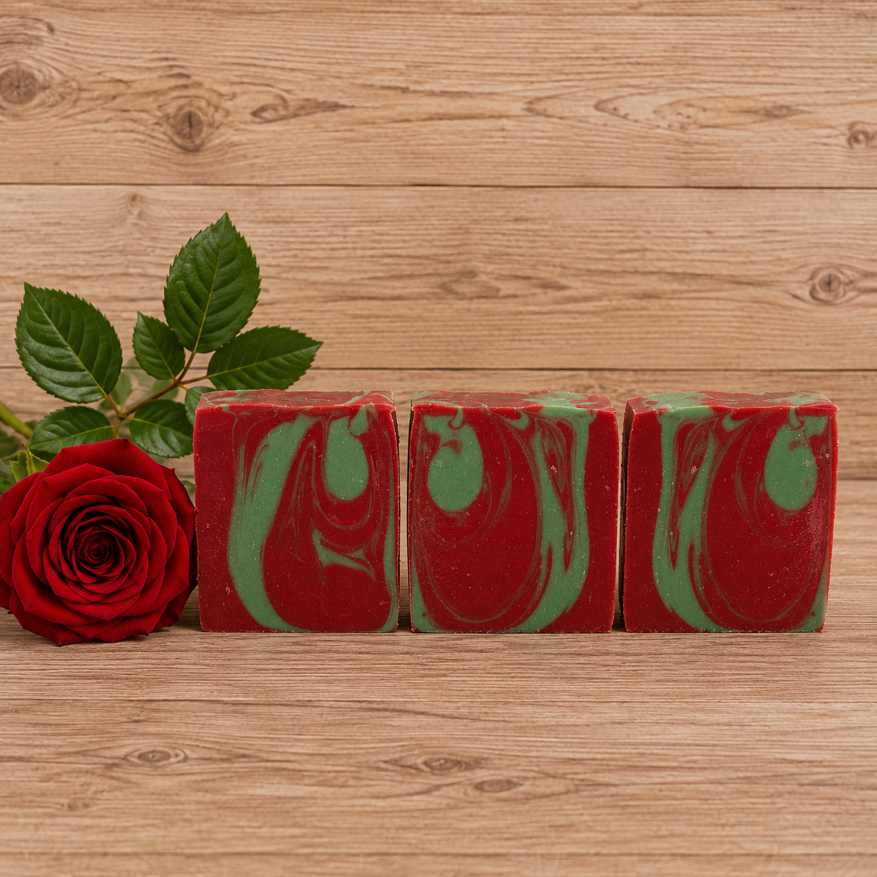 ROSE: Handmade Beef Tallow Natural Artisan Soap