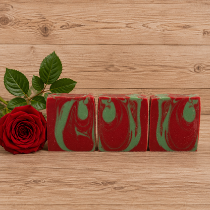 ROSE: Handmade Beef Tallow Natural Artisan Soap