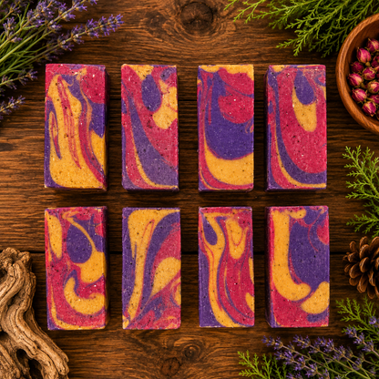 Majestic Blend 100% Plant-Based Coconut Milk Handmade Sample Soap
