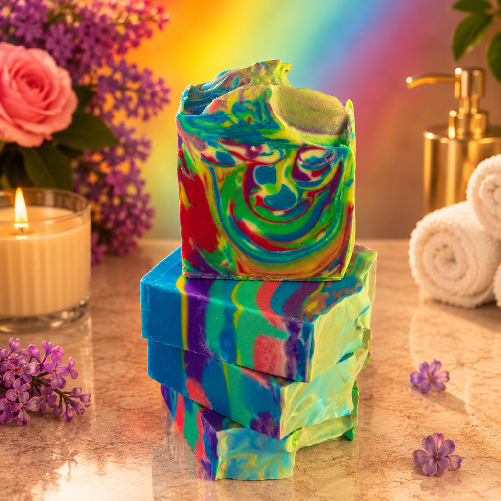 PRIDE: Lilac Rose Handcrafted Goats Milk Soap