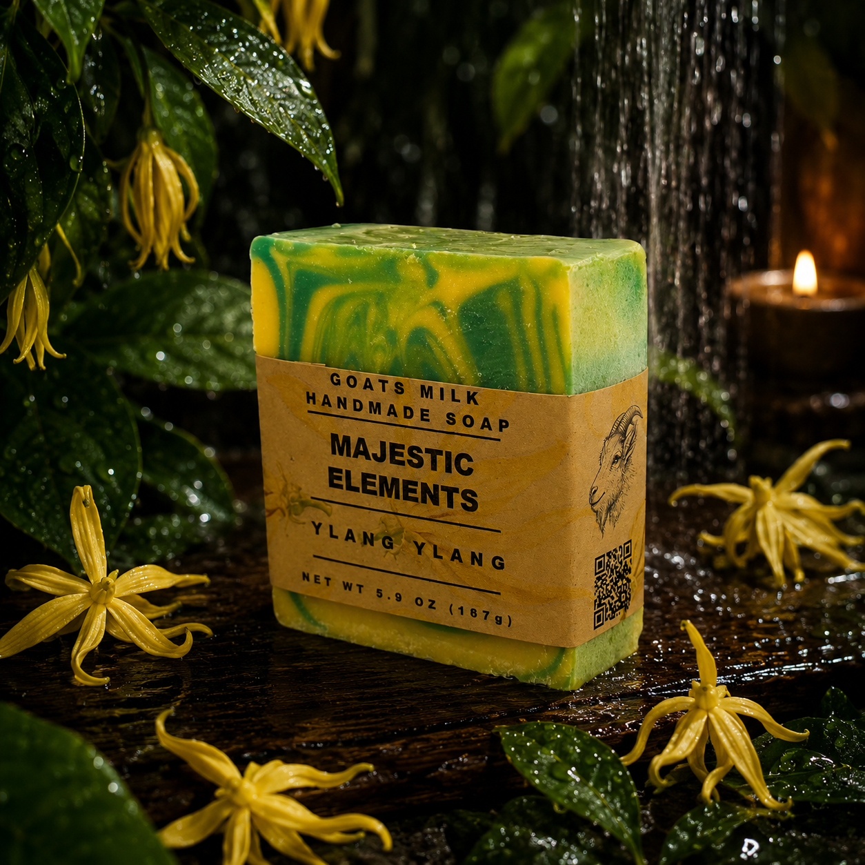 Ylang Ylang Handmade Goats Milk and Lard Soap