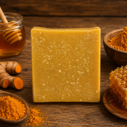 HONEY TURMERIC: Unscented Facial Soap