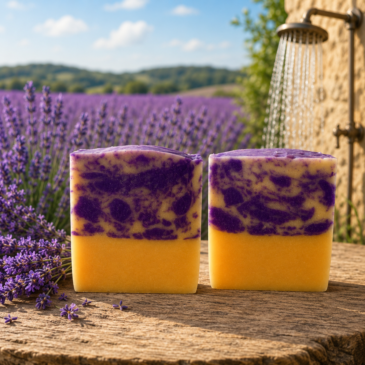 Lavender Goats Milk Handcrafted Rustic Tallow Soap