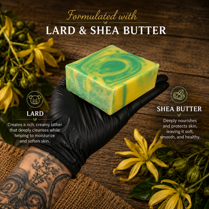 YLANG YLANG: Handmade Goats Milk and Lard Soap
