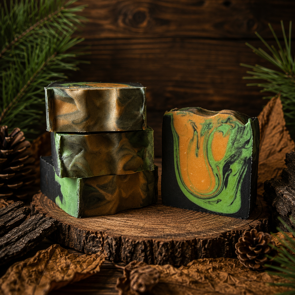 Sweet Tobacco Pine Handmade Tallow and Milk Masculine Soap