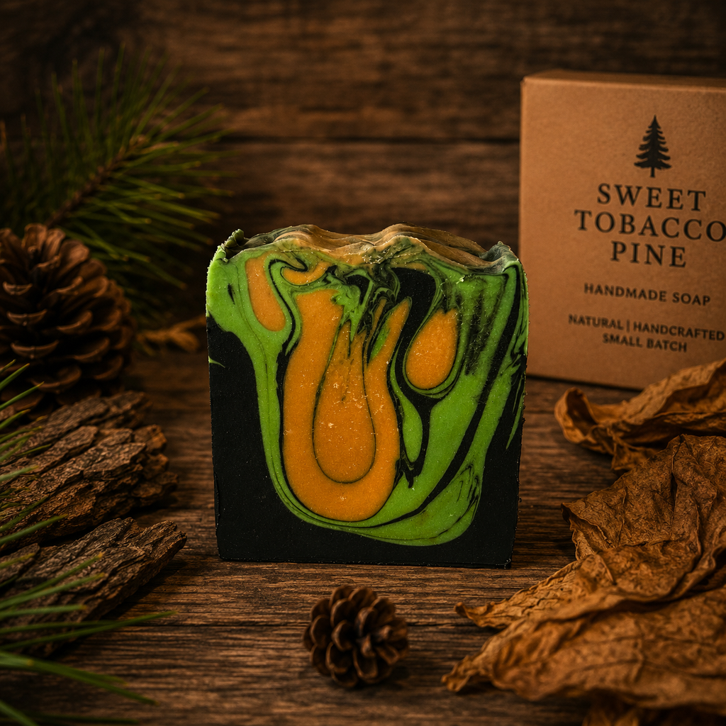 Sweet Tobacco Pine Handmade Tallow and Milk Masculine Soap