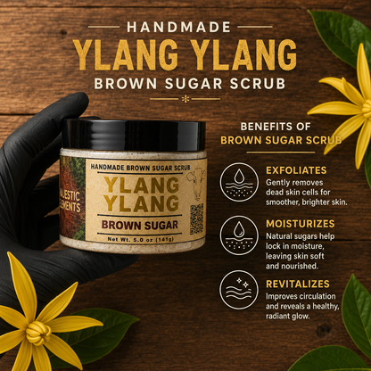 YLANG YLANG: Handmade Tallow Sugar Scrub