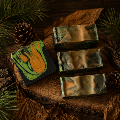 Forest Pine & Tobacco Handmade Tallow and Milk Masculine Soap
