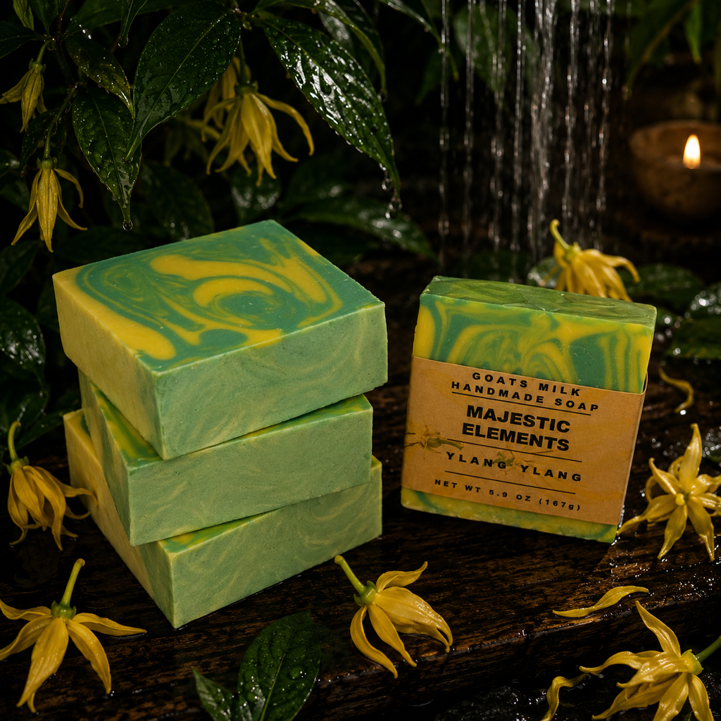 Ylang Ylang Handmade Goats Milk and Lard Soap