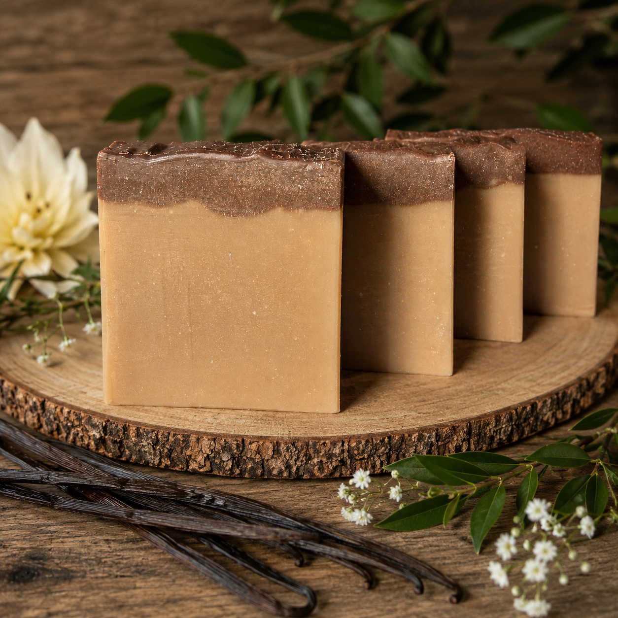 VANILLA BEAN: Handmade Goats Milk & Tallow Soap