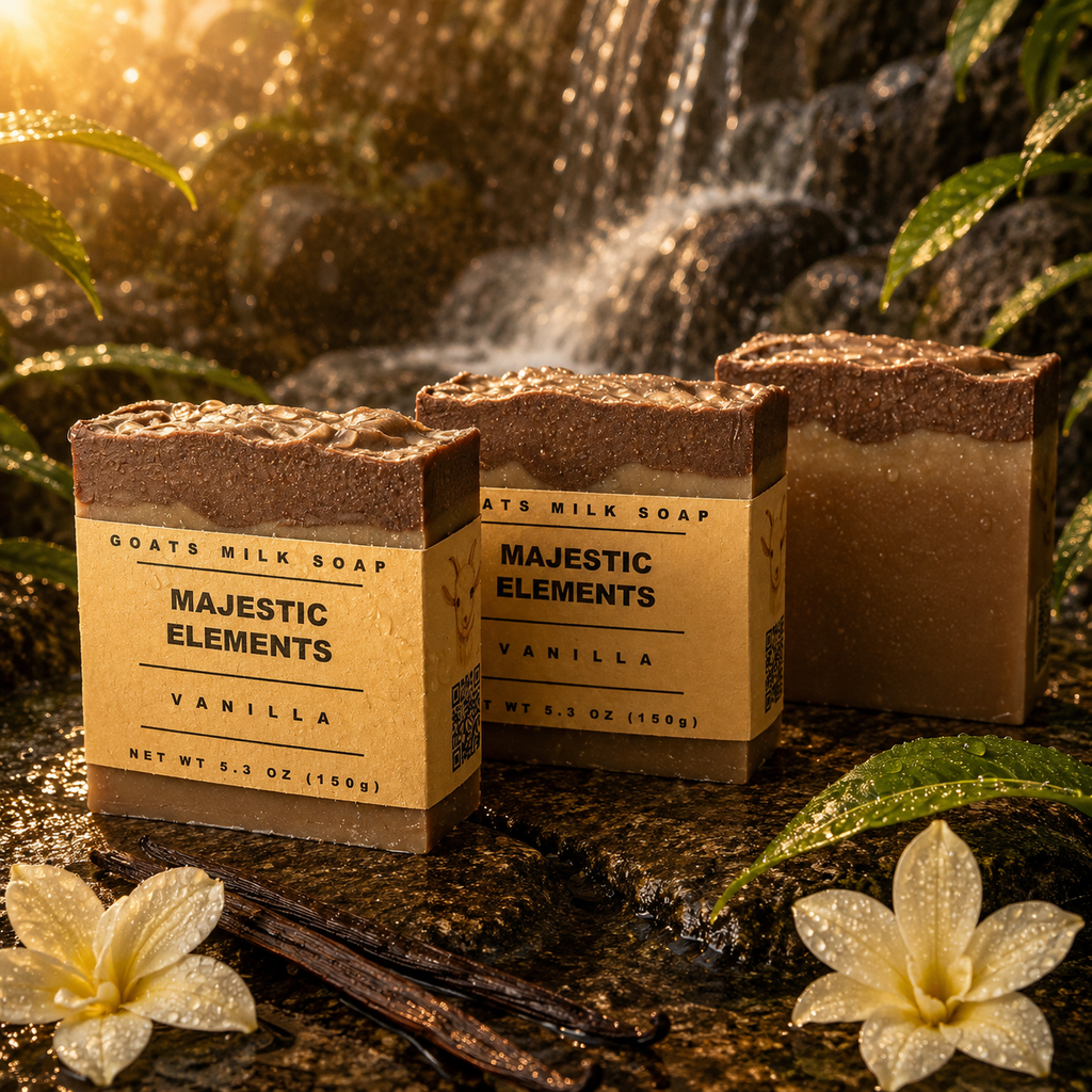 Vanilla Bean Goats Milk Handcrafted Tallow Soap