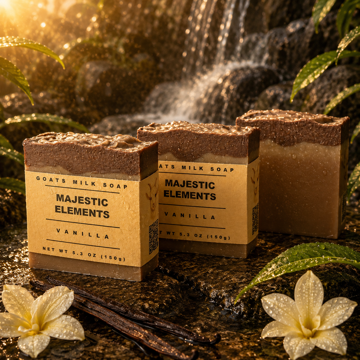 Vanilla Bean Goats Milk Handcrafted Tallow Soap