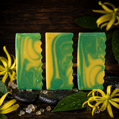 Ylang Ylang Goats Milk & Lard Handmade Mini Soap (Trial Size)