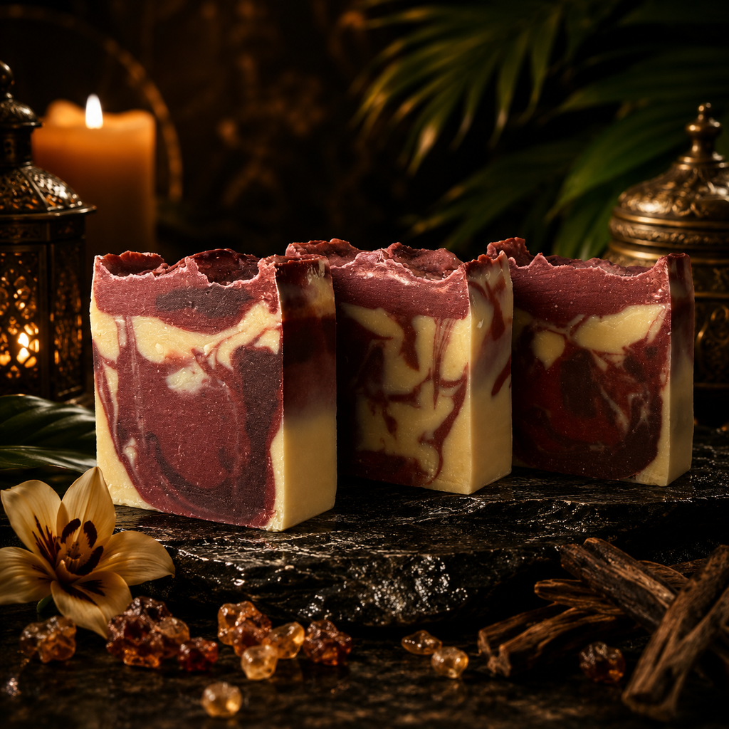 Myrrh Palo Santo Handmade Babassu Oil and Tallow Soap