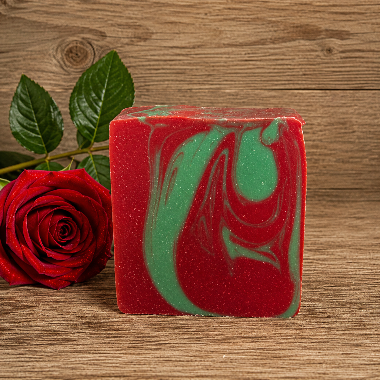 ROSE: Handmade Beef Tallow Natural Artisan Soap
