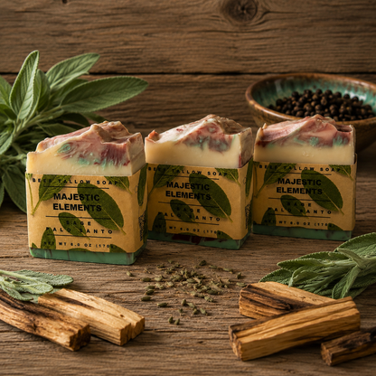 Sage Palo Santo Handcrafted Beef Tallow Soap