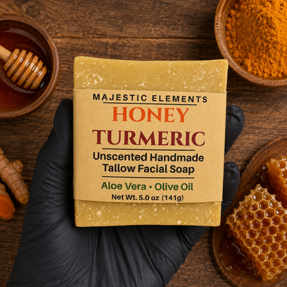 HONEY TURMERIC: Unscented Facial Soap