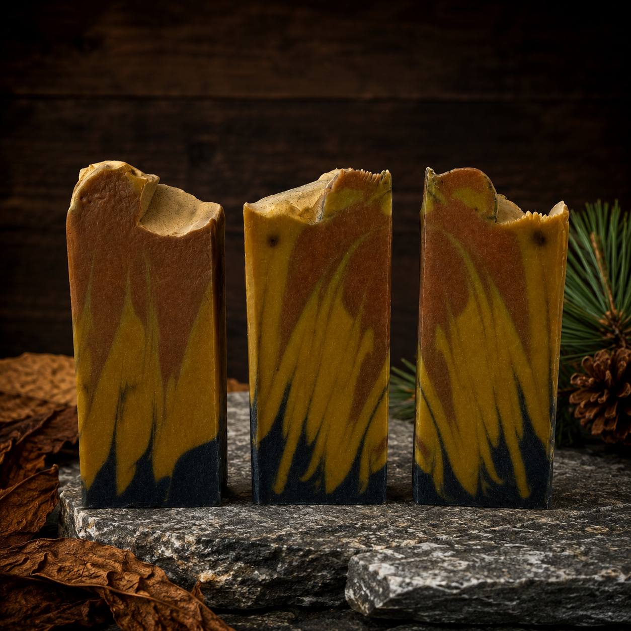 Sweet Tobacco Pine Handmade Beef Tallow and Milk Masculine Mini Soap (Trial Size)