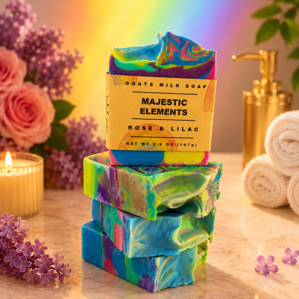 PRIDE: Lilac Rose Handcrafted Goats Milk Soap