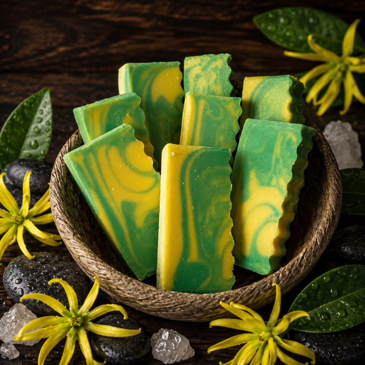 Ylang Ylang Goats Milk & Lard Handmade Mini Soap (Trial Size)