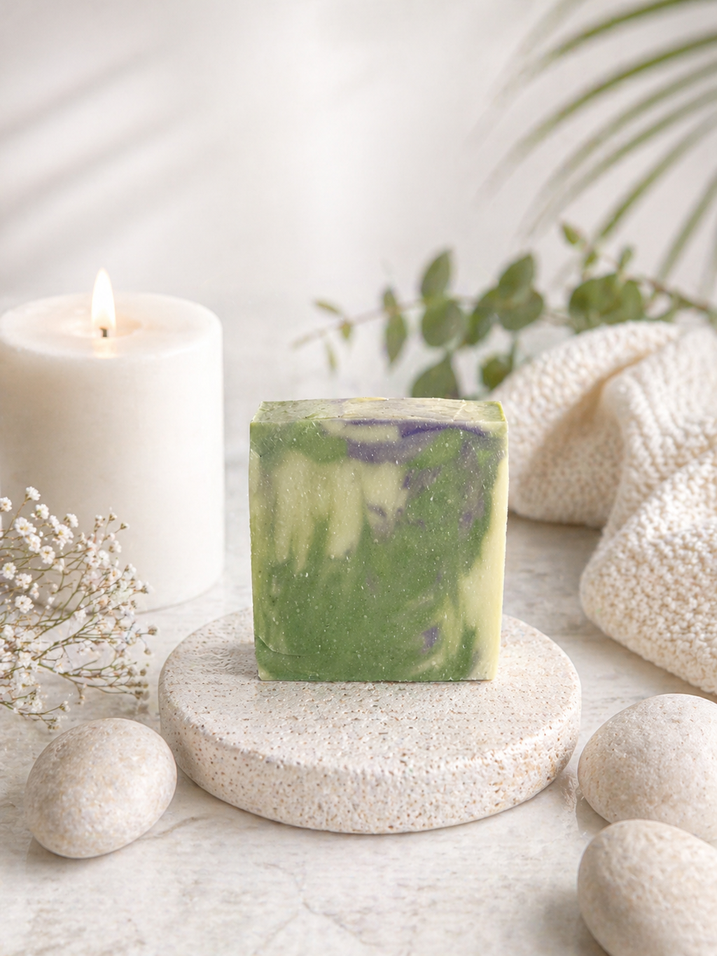 Lavender Eucalyptus Plant-Based Avocado Artisan Soap