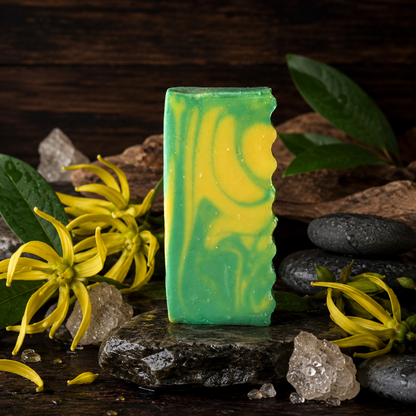 Ylang Ylang Goats Milk & Lard Handmade Mini Soap (Trial Size)