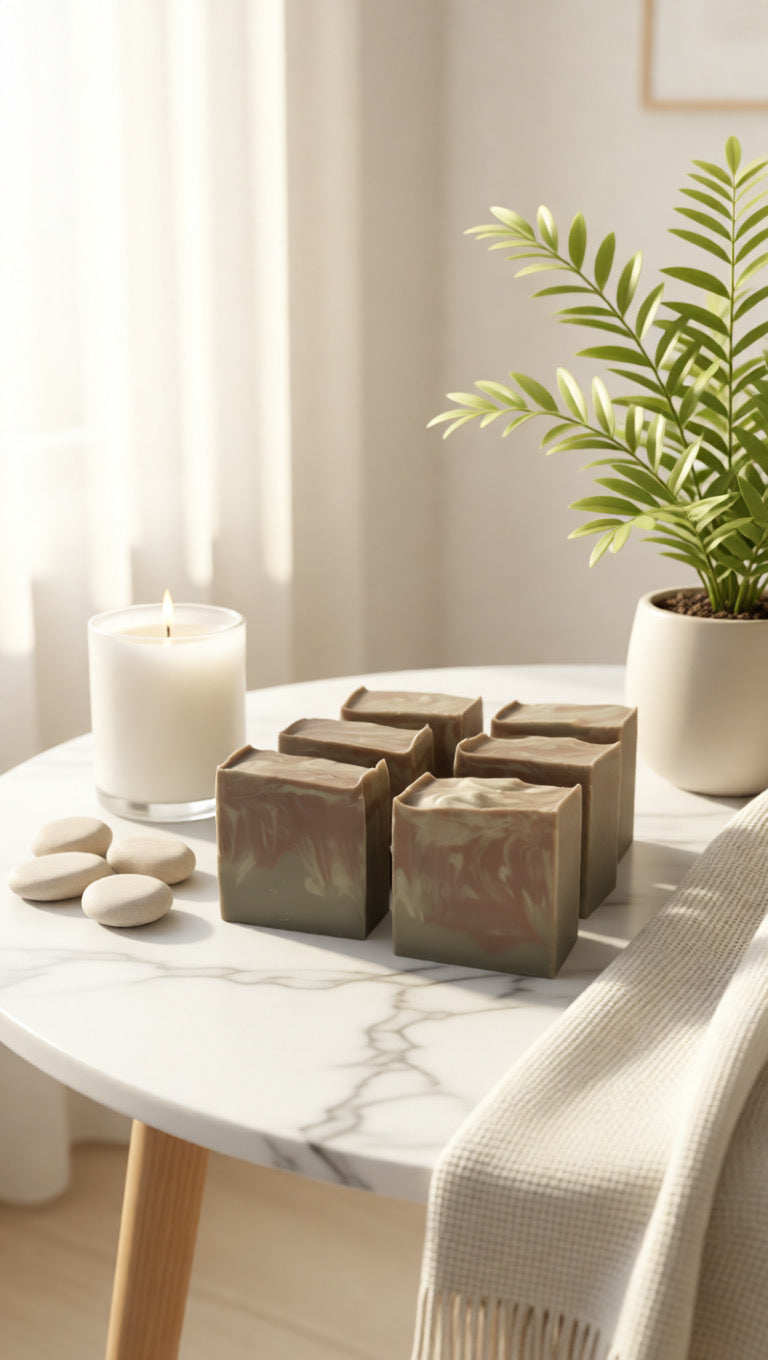 Frankincense Myrrh Beef Tallow Masculine Artisan Soap