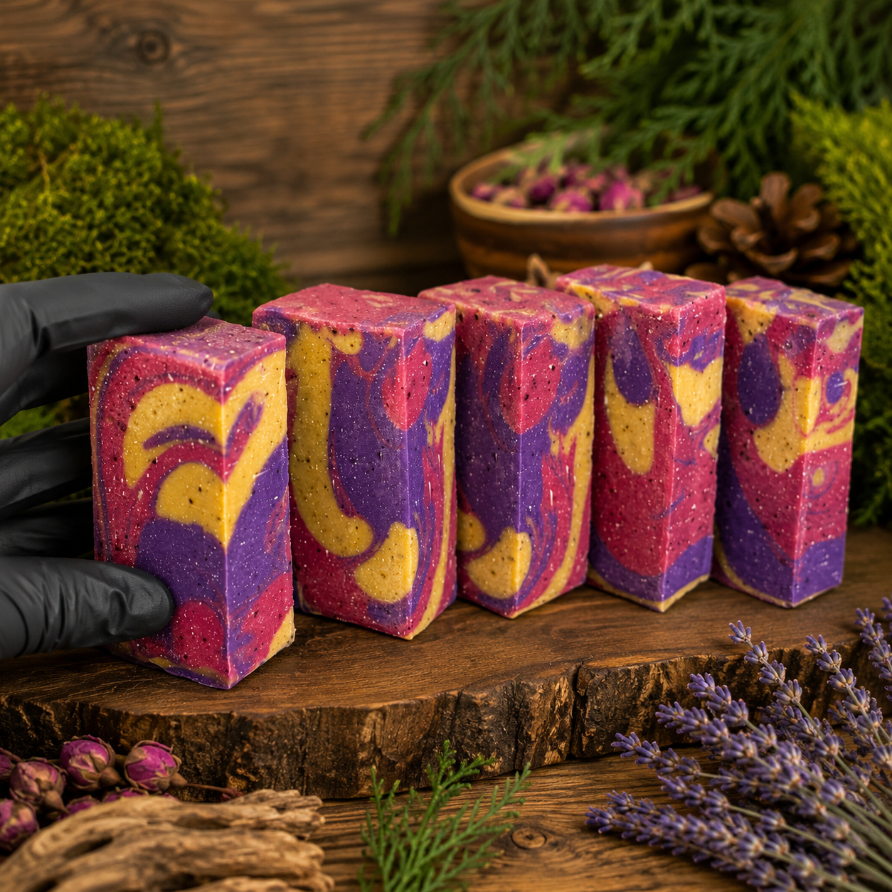 Majestic Blend 100% Plant-Based Coconut Milk Handmade Sample Soap