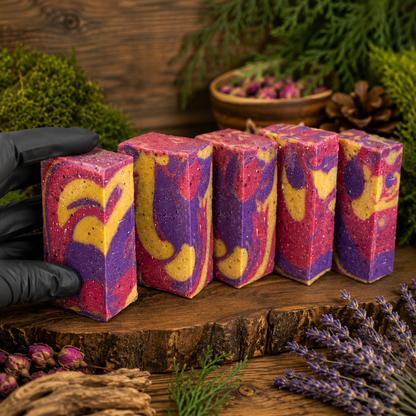 Majestic Blend 100% Plant-Based Coconut Milk Handmade Sample Soap