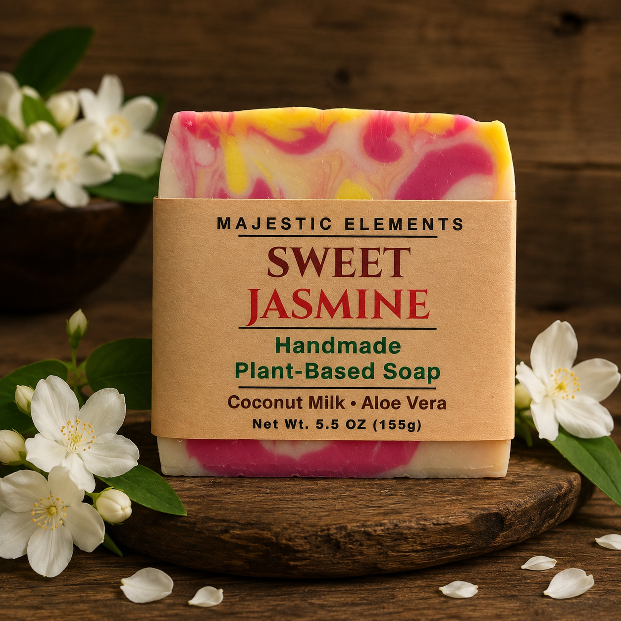 SWEET JASMINE: Handmade Plant-Based Soap