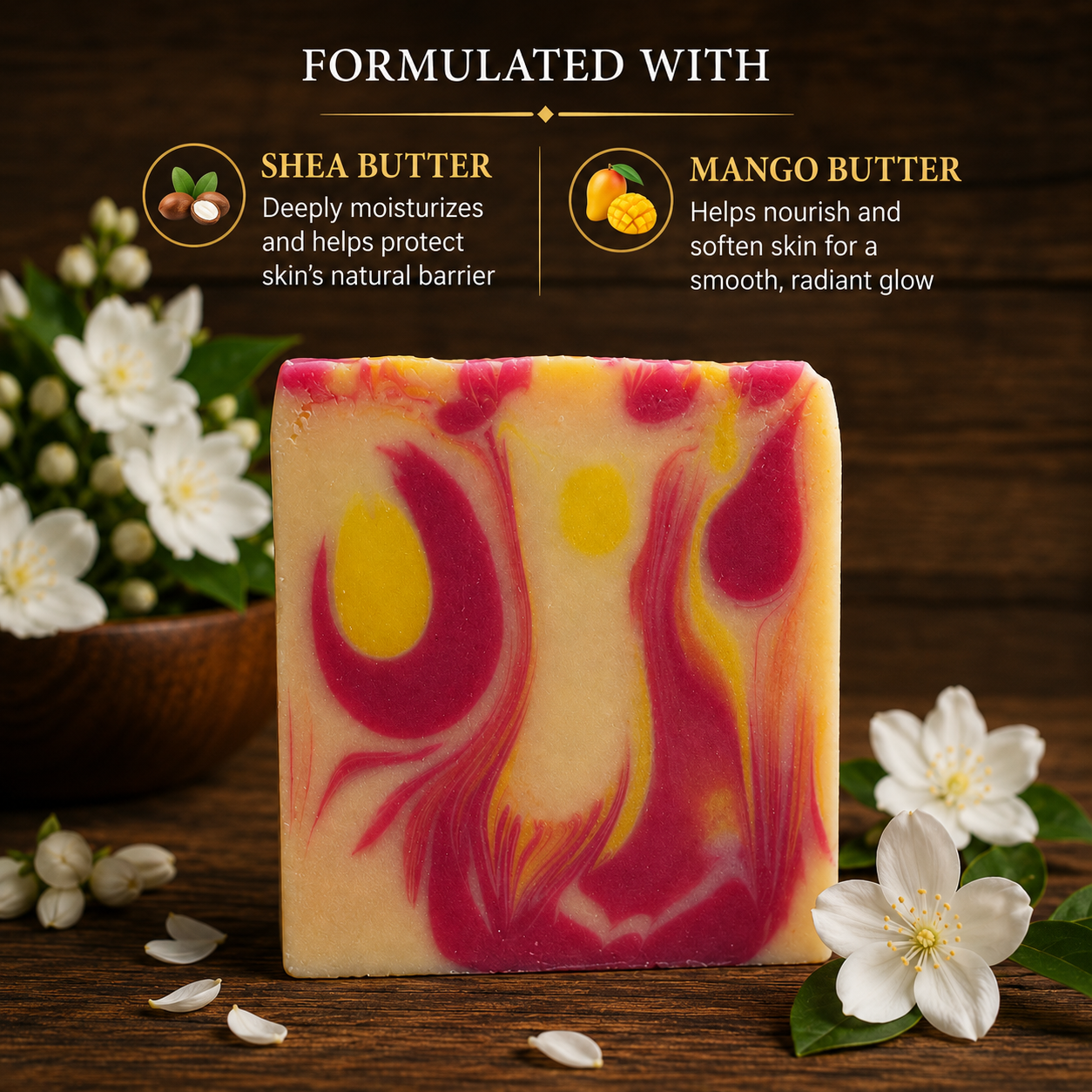 SWEET JASMINE: Handmade Plant-Based Soap