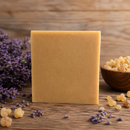 FRANKINCENSE LAVENDER: Handmade Facial Soap