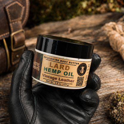 LEATHER: Emulsified Masculine Body Butter Body Cream