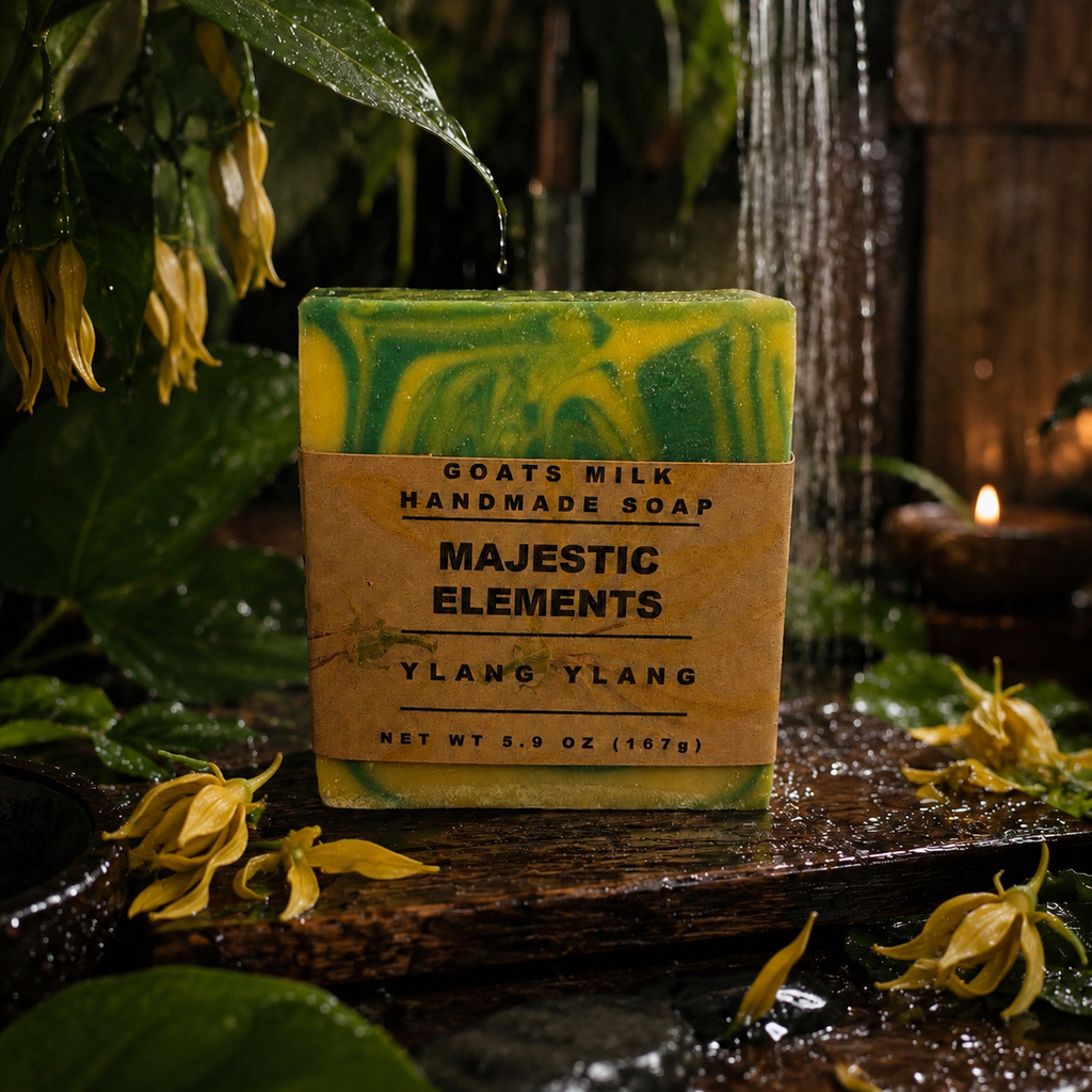 Ylang Ylang Handmade Goats Milk and Lard Soap