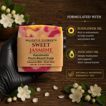 SWEET JASMINE: Handmade Plant-Based Soap