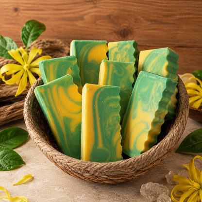 YLANG YLANG: Goats Milk & Lard Handmade Mini Soap (Trial Size)