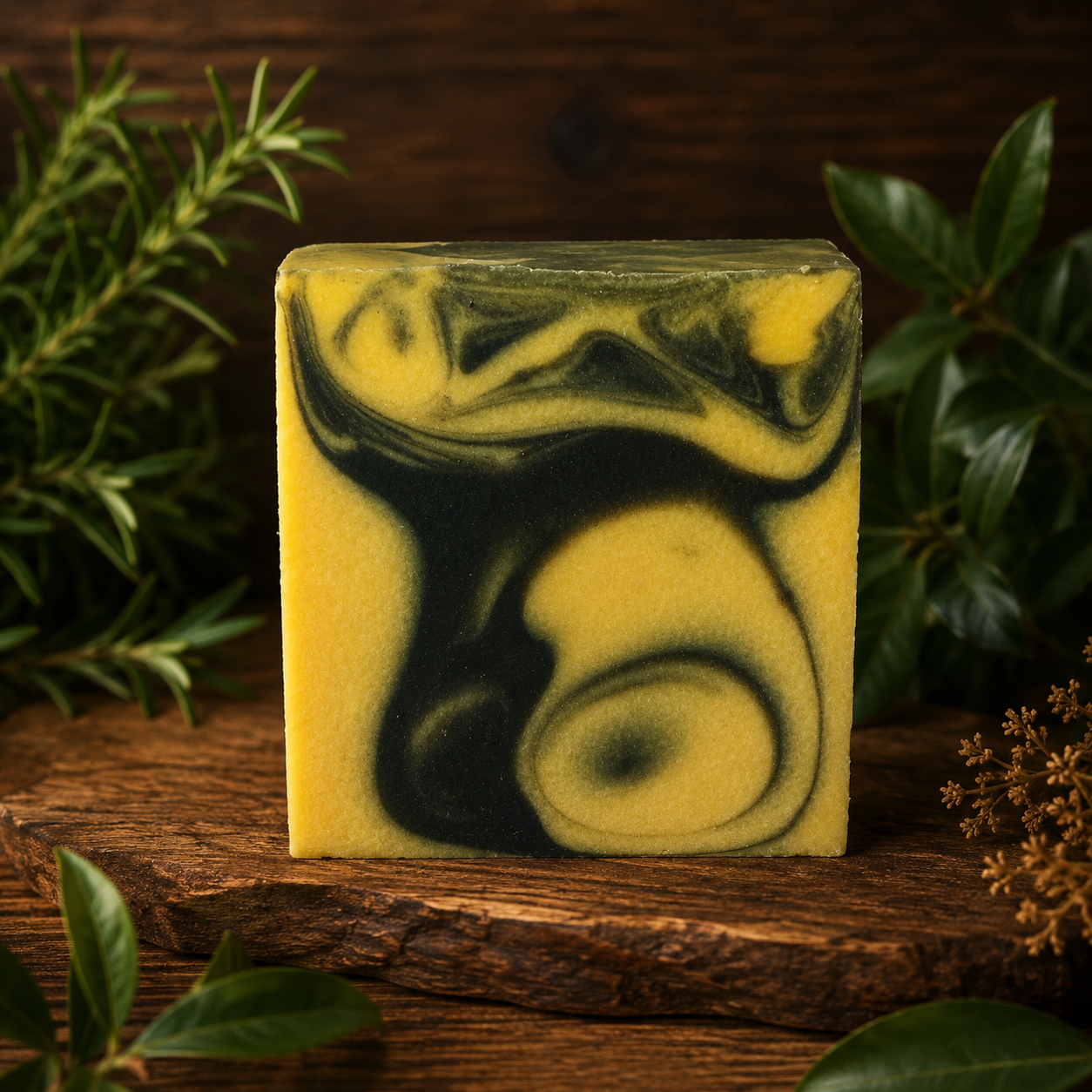 Bay Rum & Black Pepper Handmade Exfoliating Tallow and Milk Masculine Soap