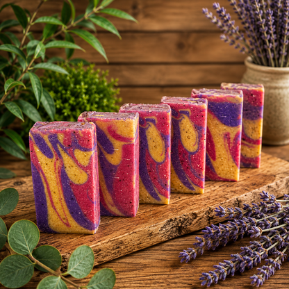 Majestic Blend 100% Plant-Based Coconut Milk Handmade Mini Vegan Soap (Trial Size)