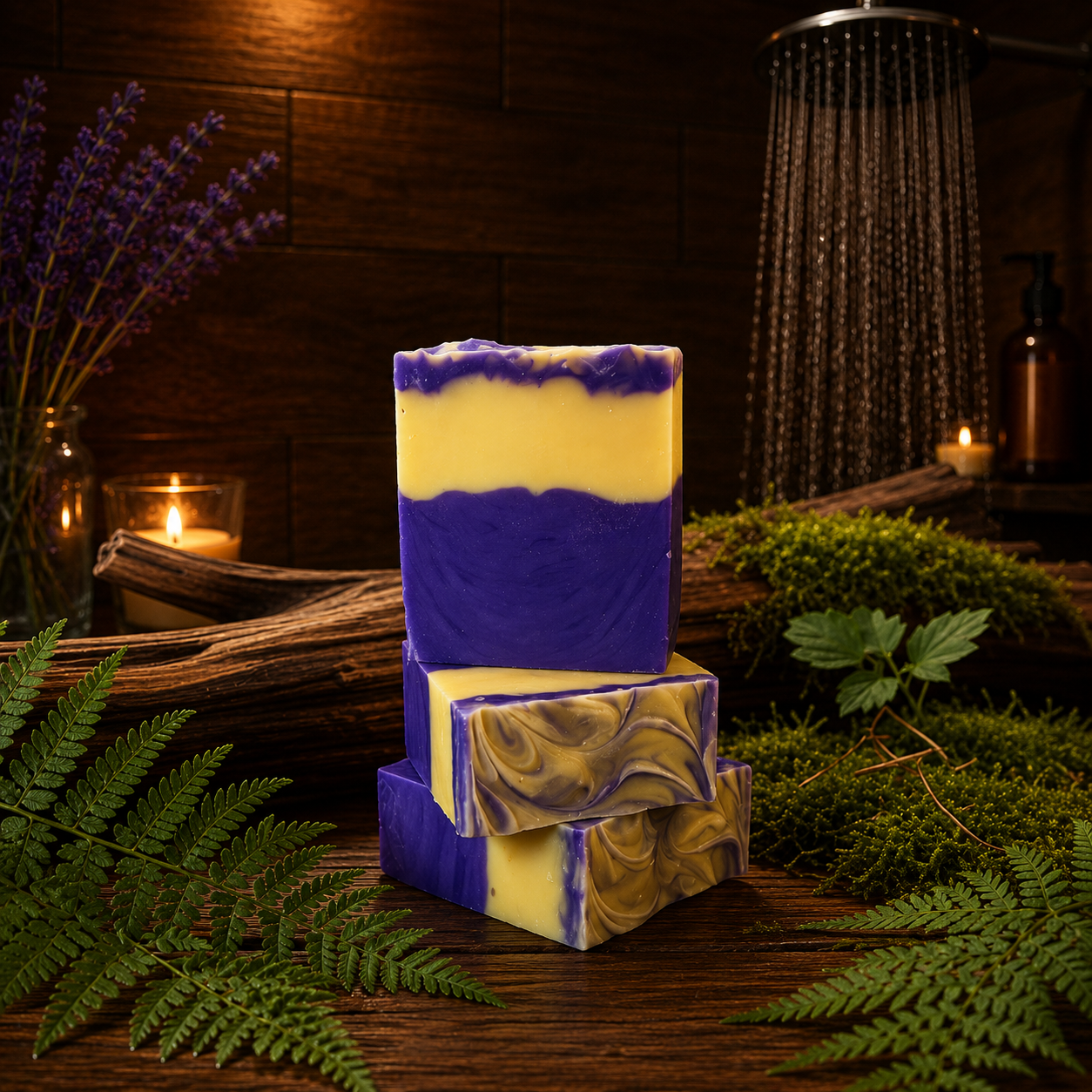 Lemon Lavender Handmade Beef Tallow Soap