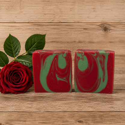 ROSE: Handmade Beef Tallow Natural Artisan Soap