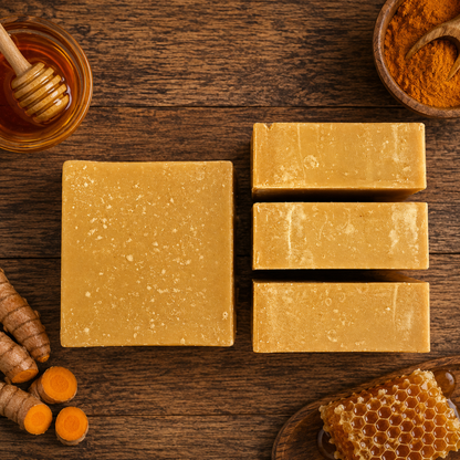 HONEY TURMERIC: Unscented Facial Soap