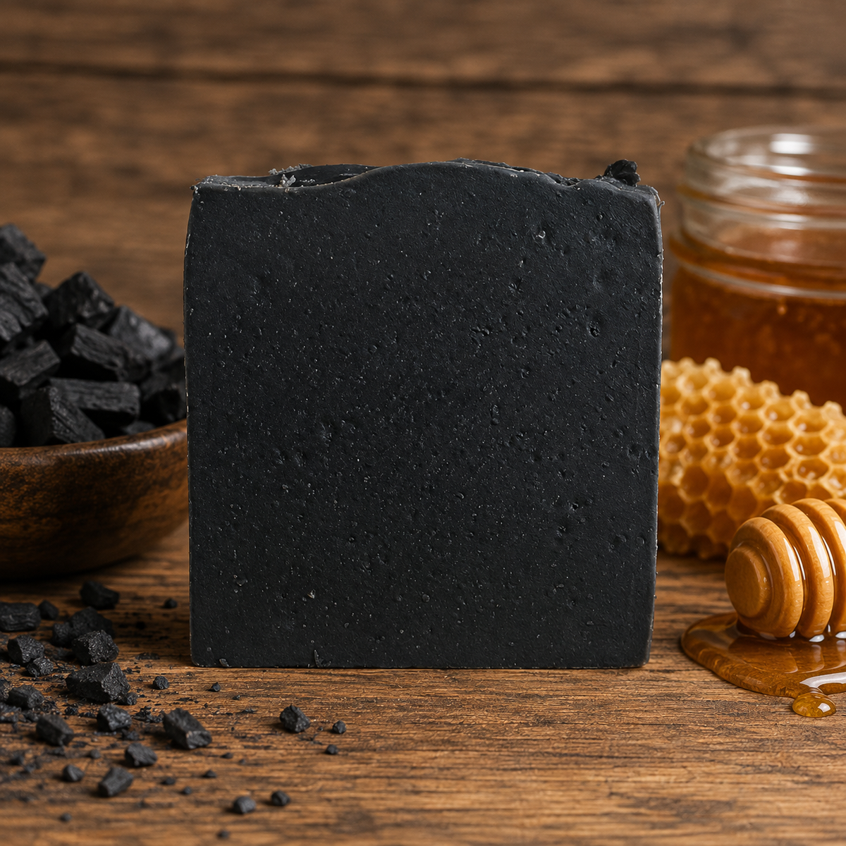 ACTIVATED CHARCOAL: Unscented Facial Soap