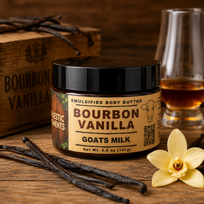BOURBON VANILLA: Goats Milk Masculine Body Butter Body Cream