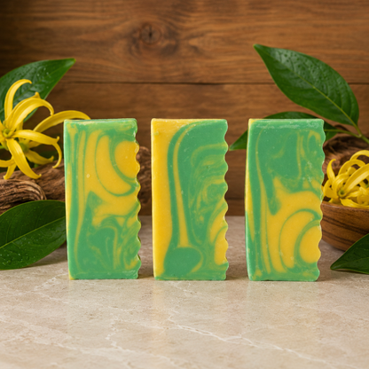 YLANG YLANG: Goats Milk & Lard Handmade Mini Soap (Trial Size)