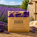 Lavender Goats Milk Handcrafted Rustic Tallow Soap