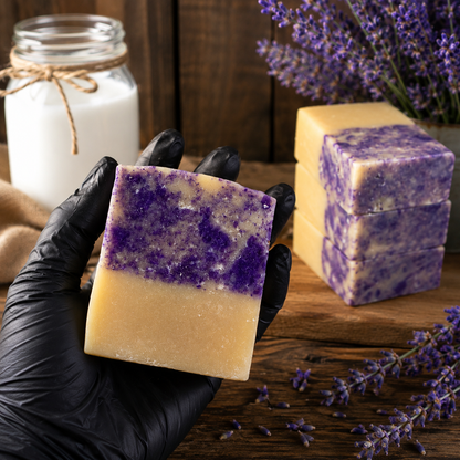 RUSTIC LAVENDER: Goats Milk and Tallow Handcrafted Soap